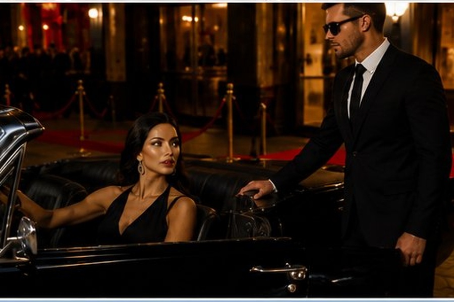 Chauffeur mustang soirée privée