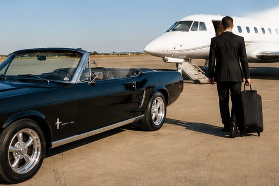 Chauffeur mustang événementiel